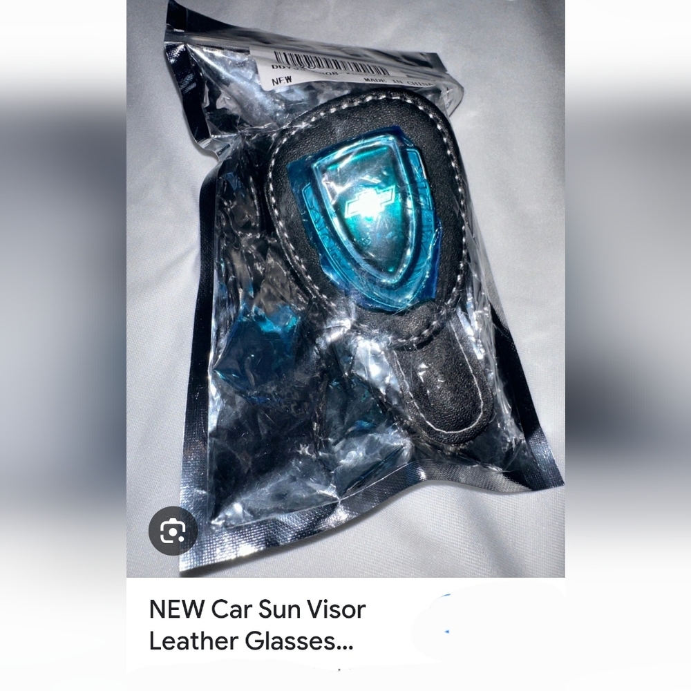 #C1Car Sun Visor Leather Glasses Sunglasses Card Ticket Holder Clip For Jaguar